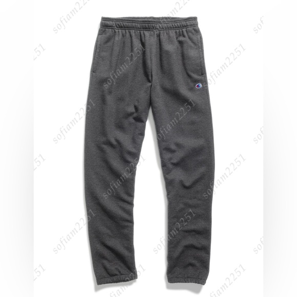 🌟NEW!🌟Champion POWERBLEND Fleece Relaxed Bottom Sweatpants, 32" BNWT! - Picture 13 of 14